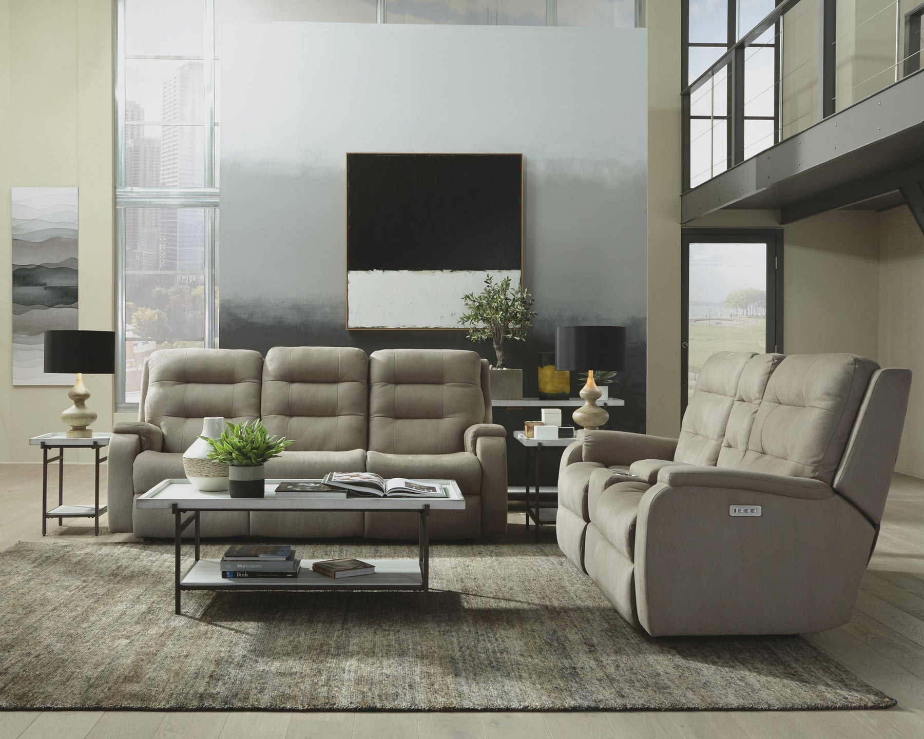 219 - Reclining Loveseats - Contempo Furniture