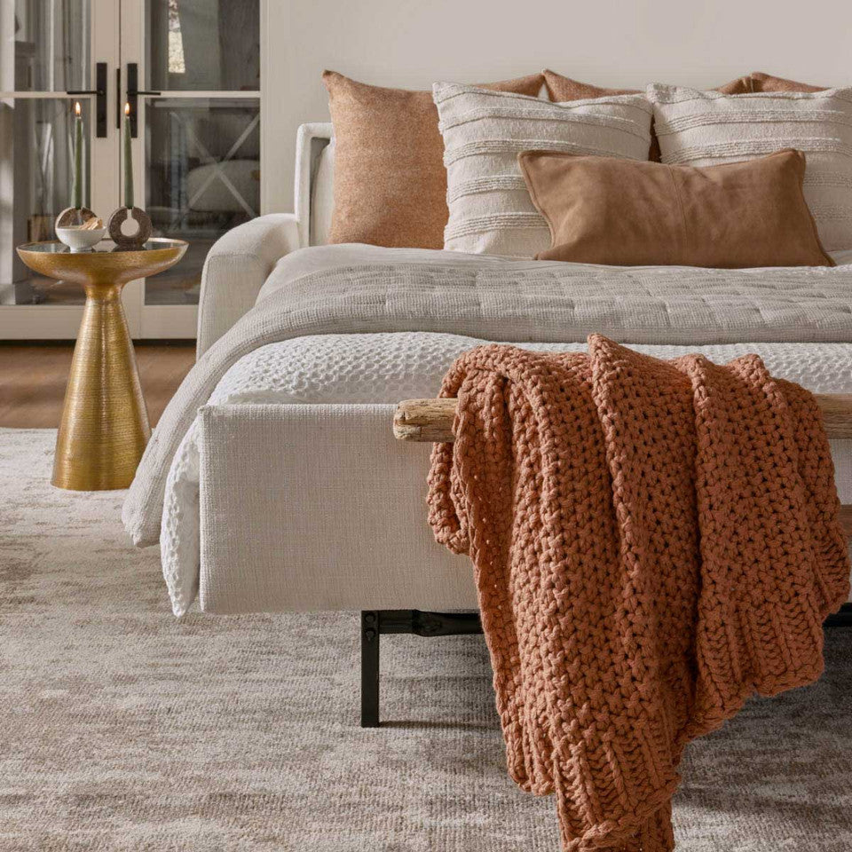 American Leather Langdon Comfort Sleeper® with convex track arms and modern silhouette