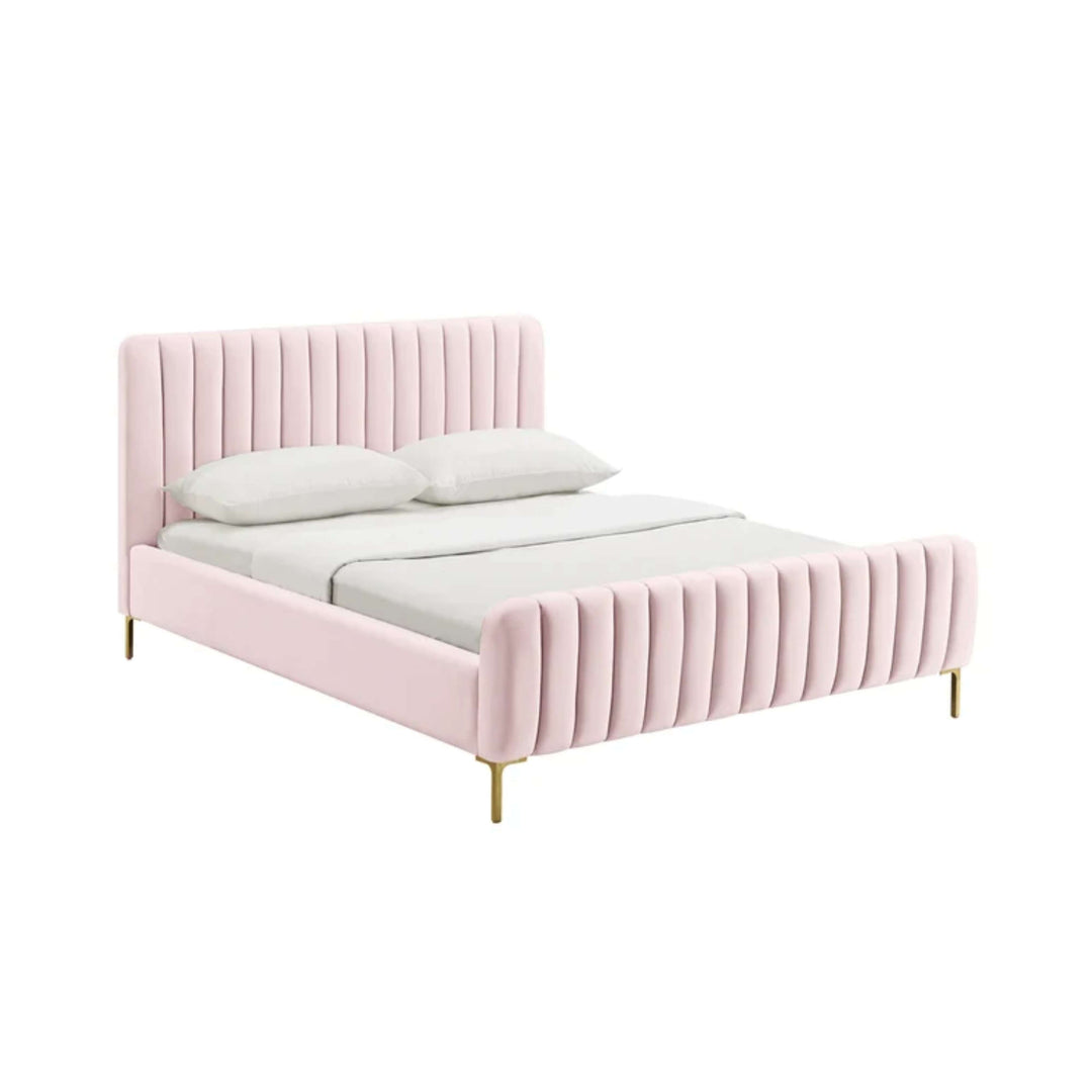 TOV Furniture Angela performance velvet upholstered bed