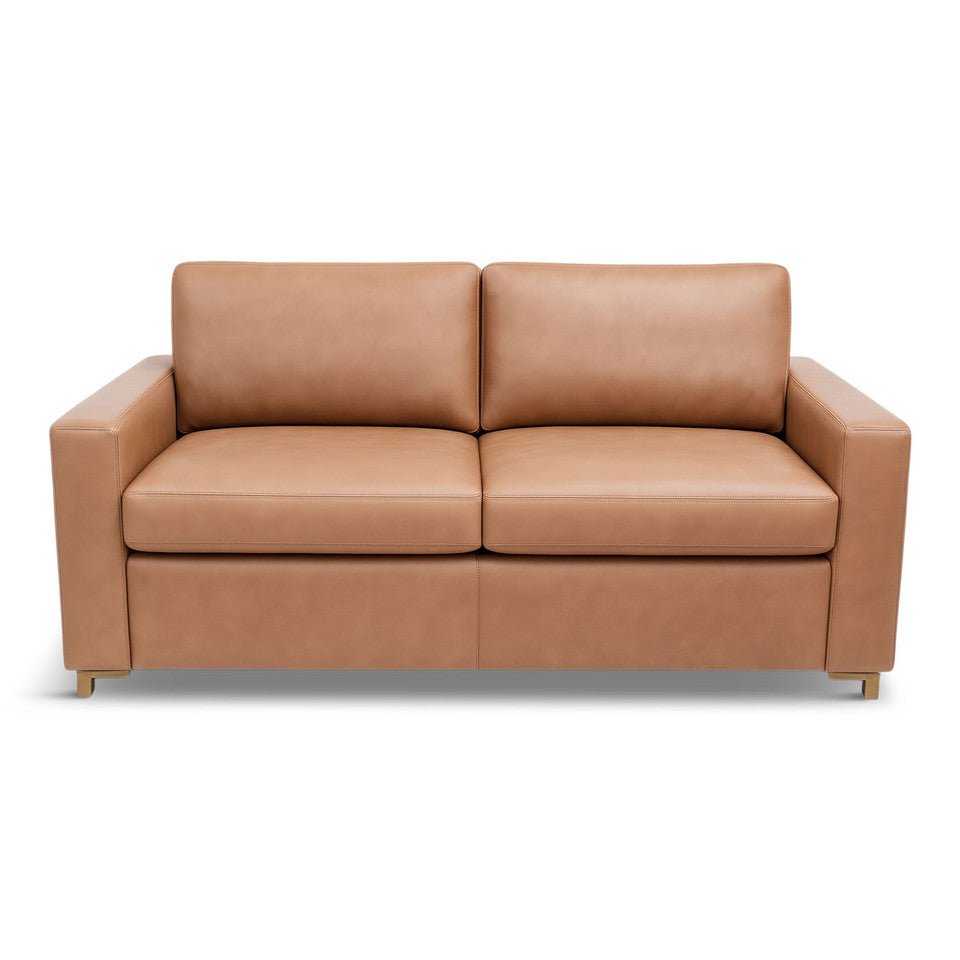 American Leather Bryson Silver Sleeper - Contempo Furniture
