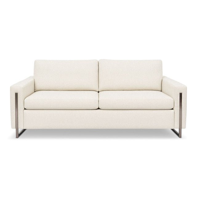 American Leather Sulley Silver Sleeper - Contempo Furniture