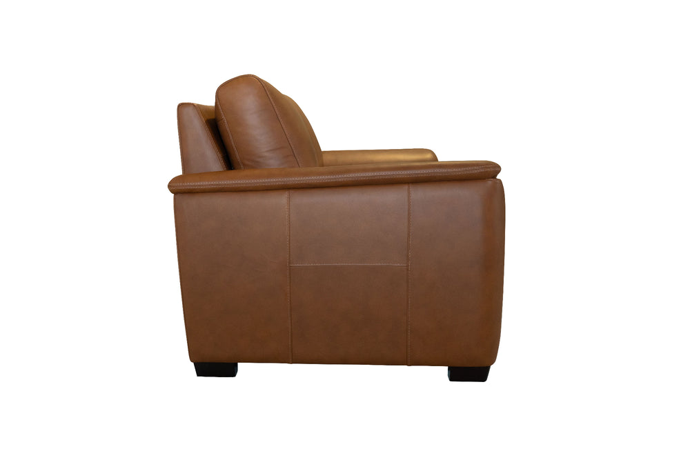 Henry Leather Loveseat in Caramel
