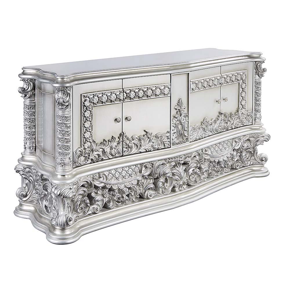 ACME Furniture Valkyrie Server Antique Platinum