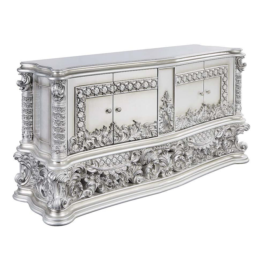 ACME Furniture Valkyrie Server Antique Platinum