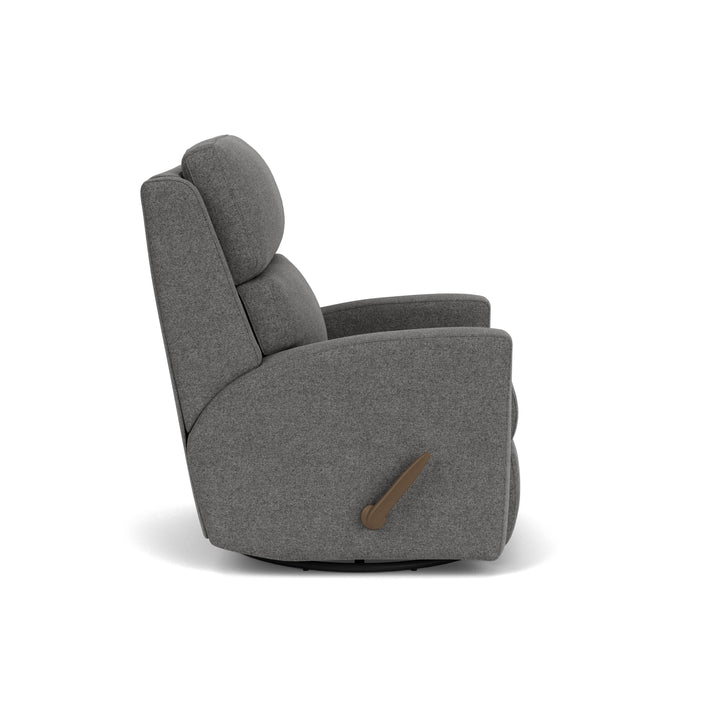 Catalina Swivel Gliding Recliner Dark Gray