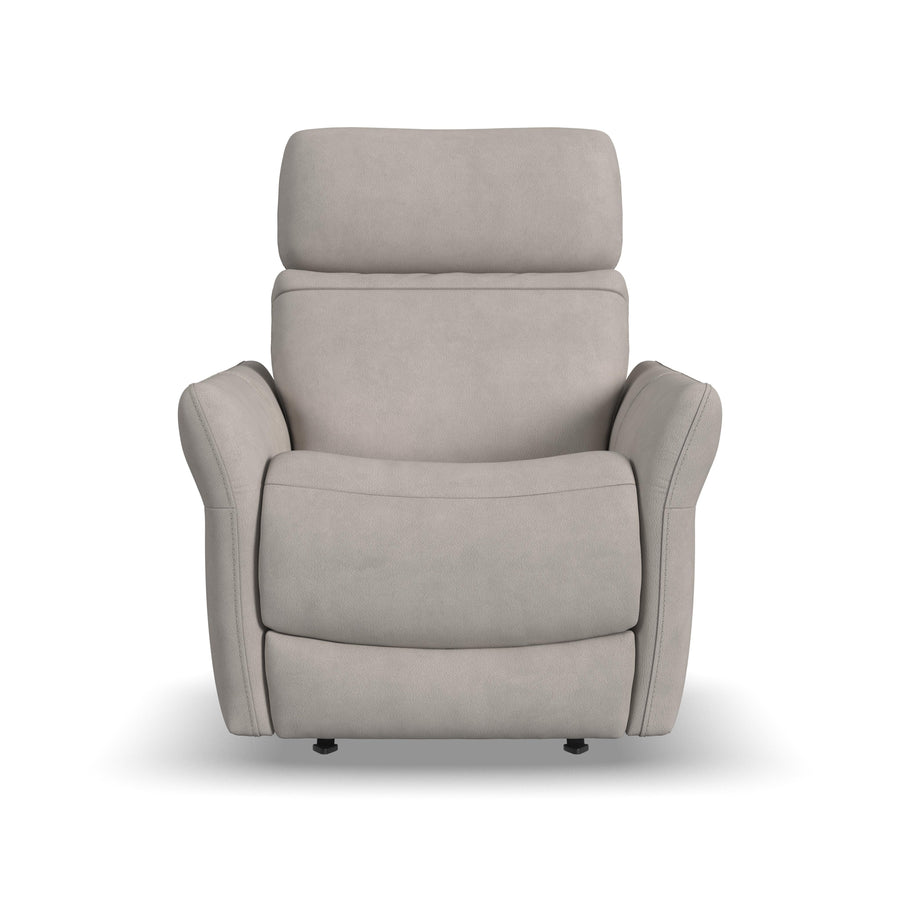 Flexsteel 1823-51P5-88601 Artemis  Power Rocking Recliner With Power Headrest, Lumbar, Heat & Massage  Dove