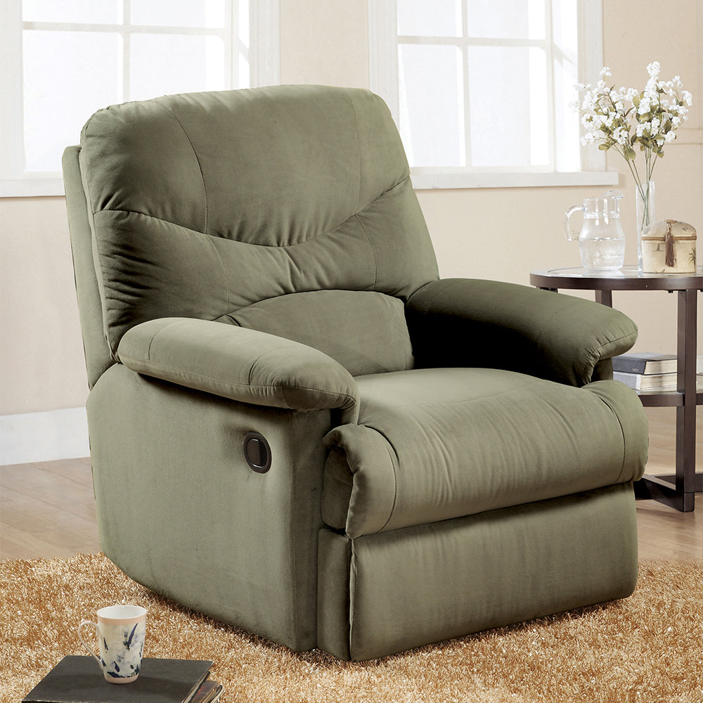 Arcadia Motion Recliner - Sage Microfiber