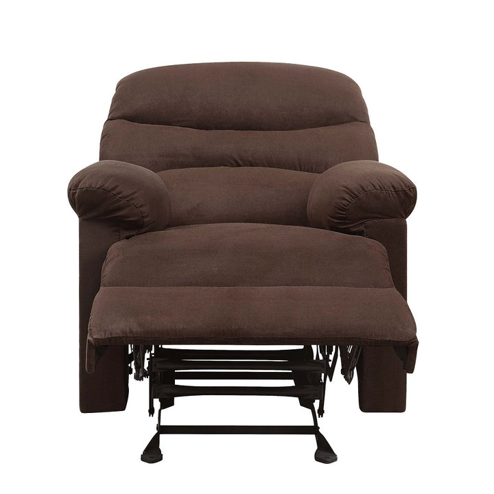 Arcadia Motion Recliner in Chocolate Microfiber