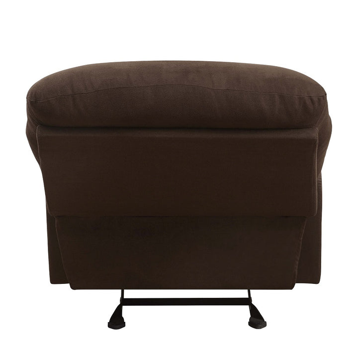 Arcadia Motion Recliner in Chocolate Microfiber
