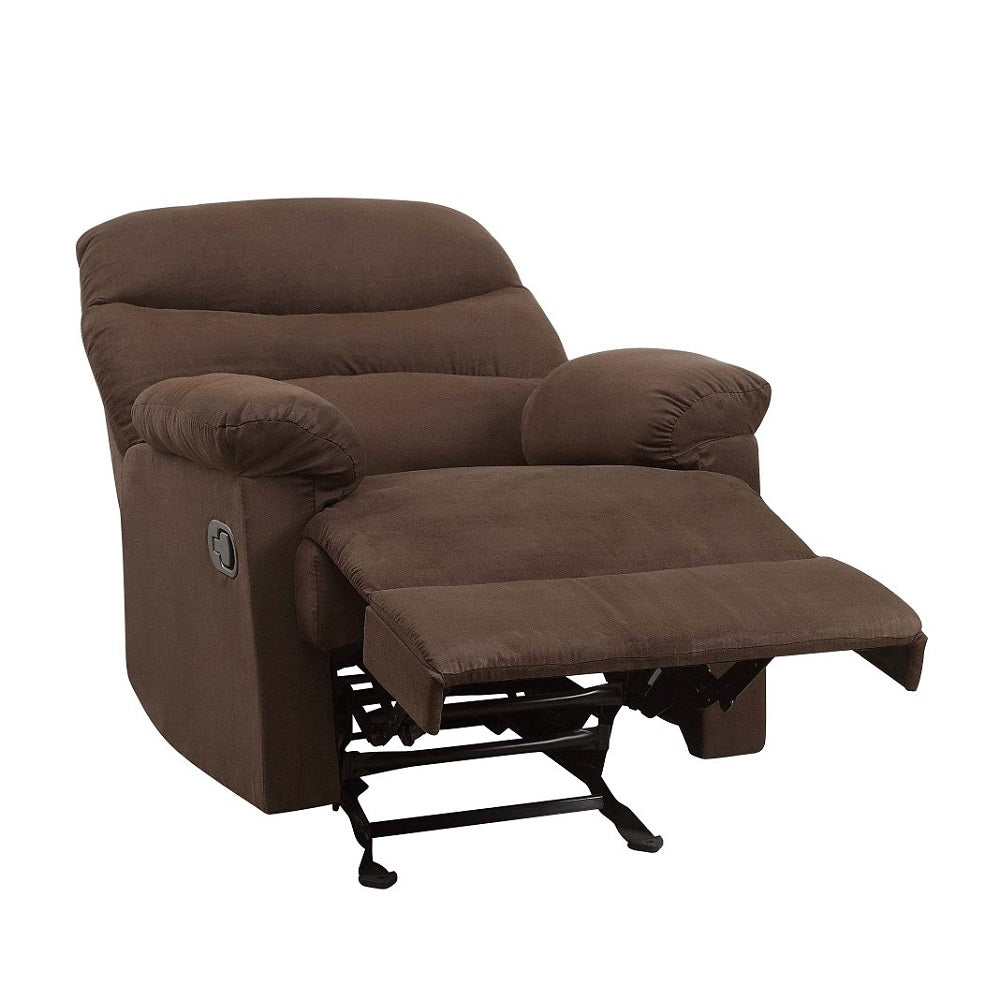 Arcadia Motion Glider Recliner - Chocolate Microfiber
