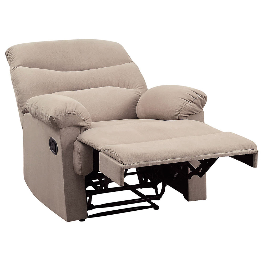 Arcadia Motion Recliner - Beige Woven Fabric