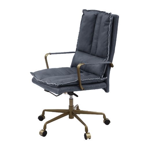 ACME Furniture Tinzud Office Chair Gray Leather