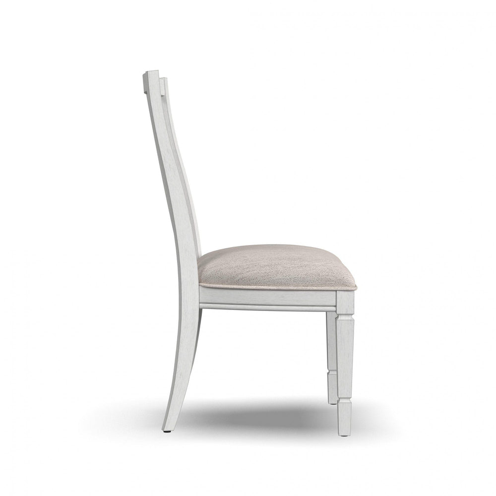 Melody Fabric Pair of Upholstered Dining Chairs