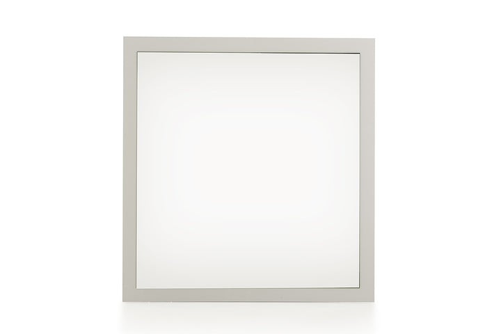 Juliet Italian Modern White &amp; Rosegold Mirror