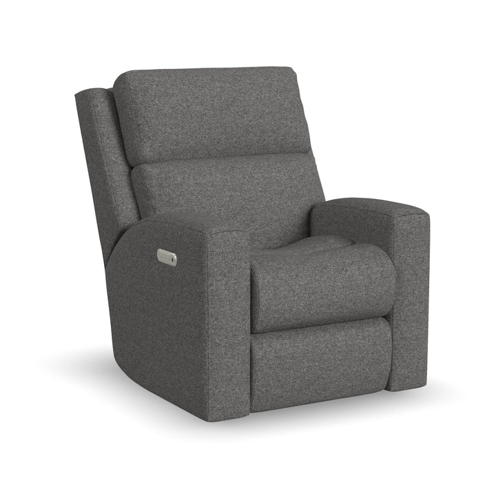 Score Power Recliner With Power Headrest &amp; Lumbar Dark Gray