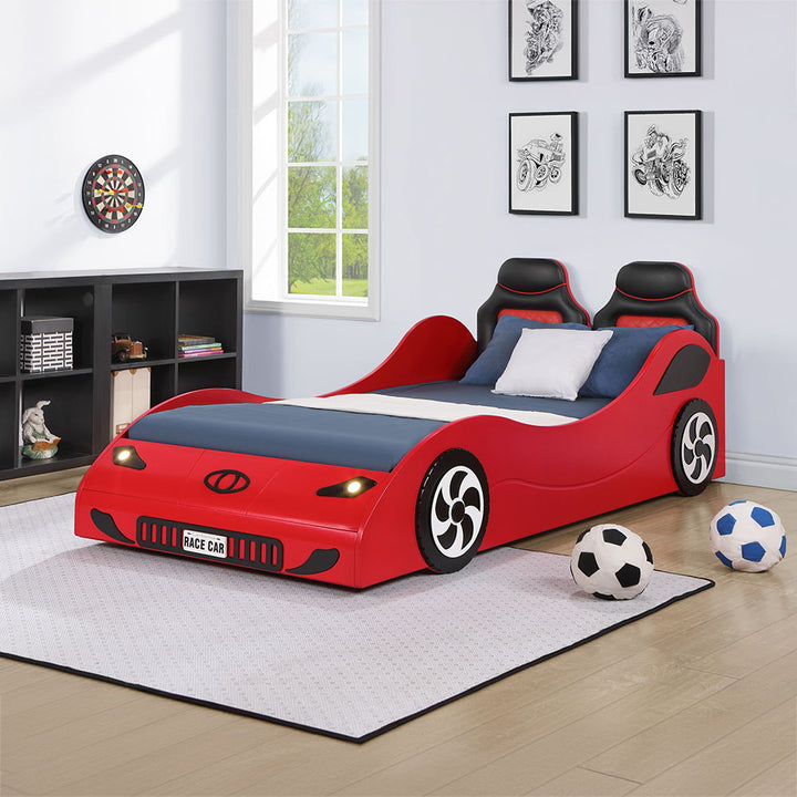 Colen - Twin Car Bed - Red