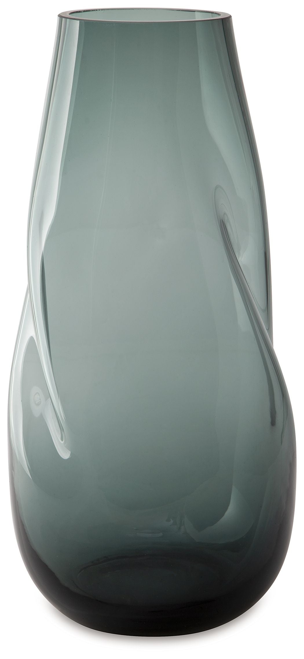 Beamund - Vase (Set of 2) - 13" - Teal Blue