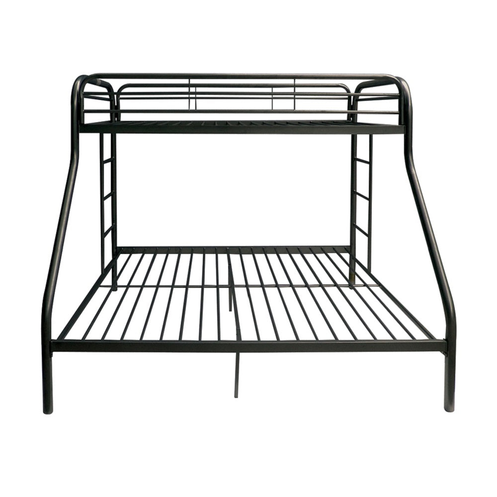 Tritan Twin XL/Queen Bunk Bed in Black