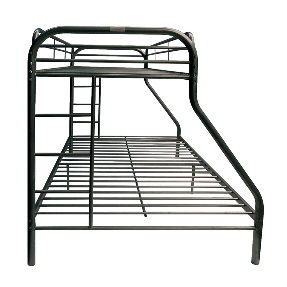 Tritan Twin XL/Queen Bunk Bed in Black