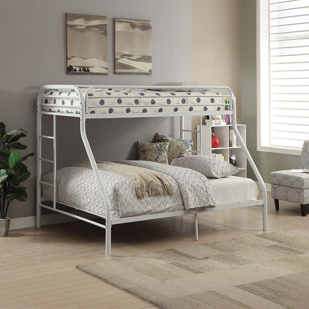 Tritan Twin XL/Queen Bunk Bed in White