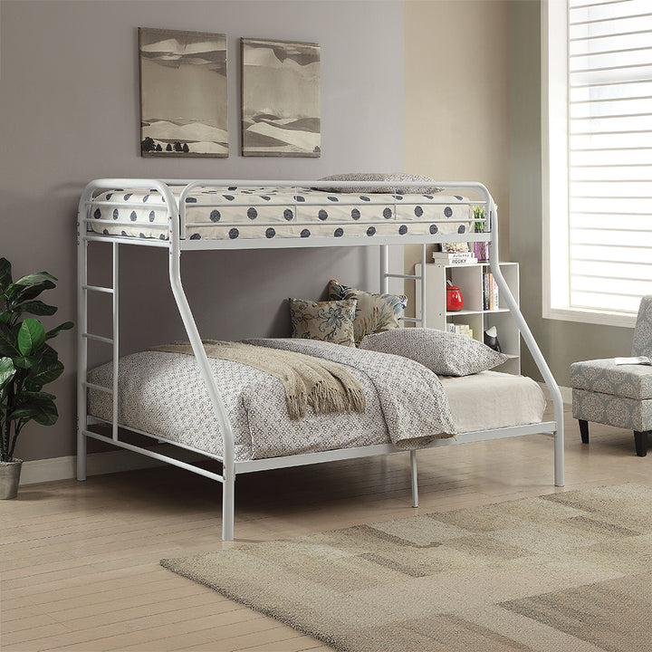 Tritan Twin XL/Queen Bunk Bed in White