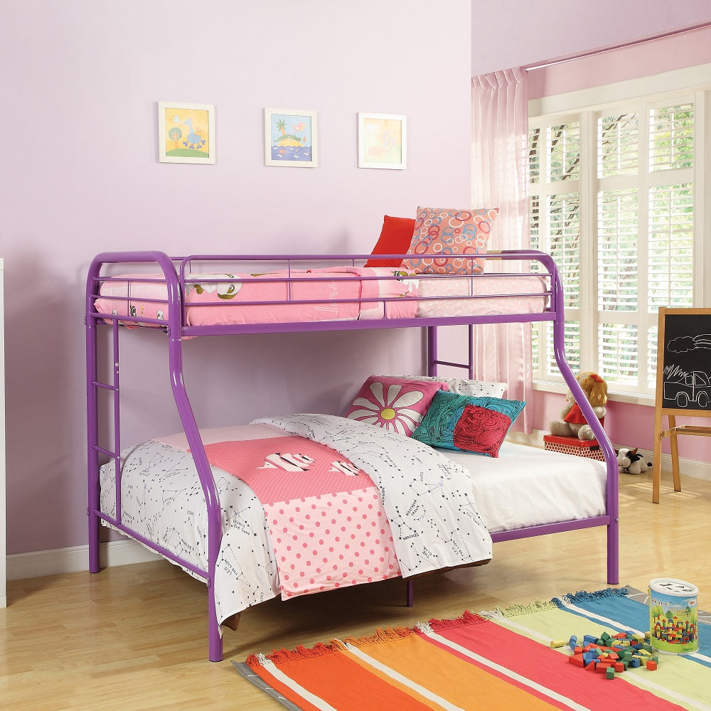 Tritan Twin/Full Bunk Bed in Purple