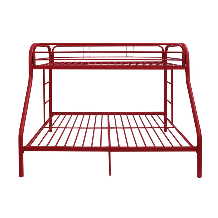 Tritan Twin/Full Bunk Bed in Red