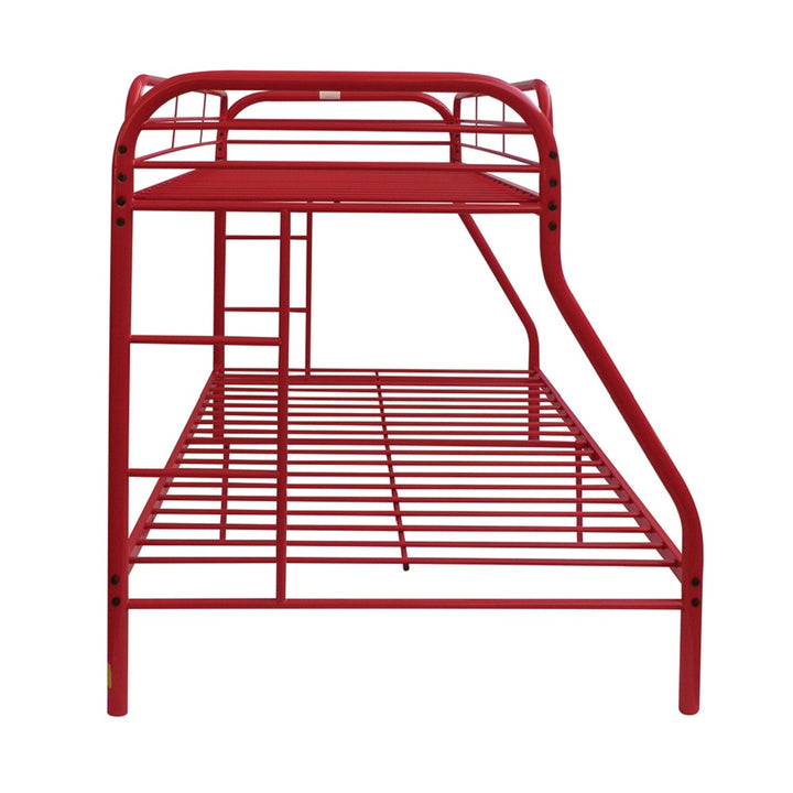 Tritan Twin/Full Bunk Bed in Red