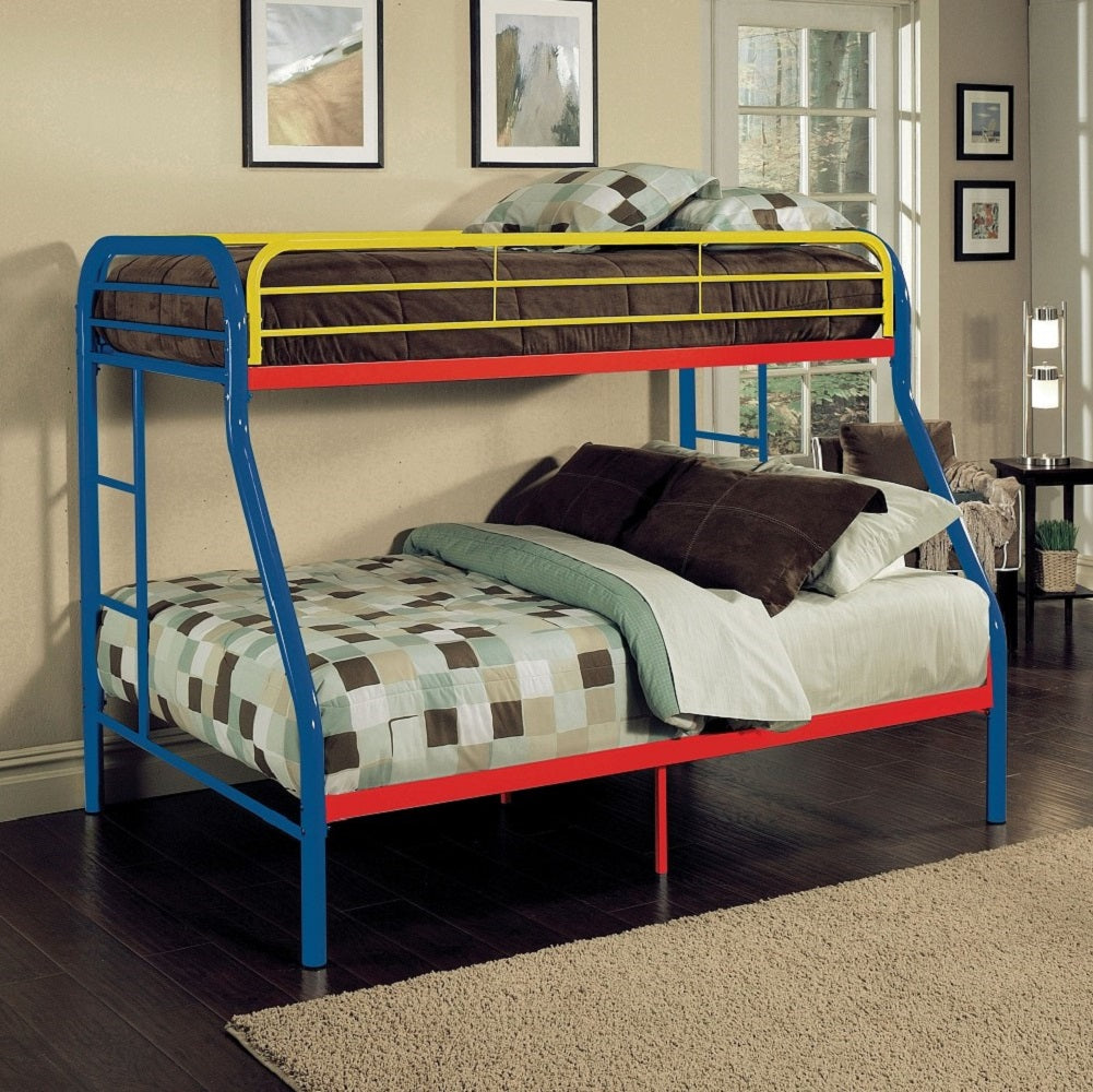 Tritan Twin/Full Bunk Bed in Rainbow