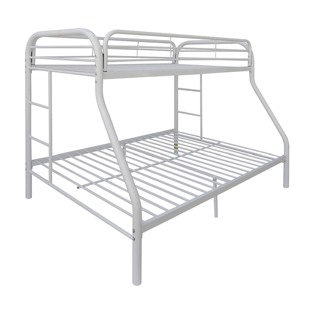 Tritan Twin/Full Bunk Bed in White