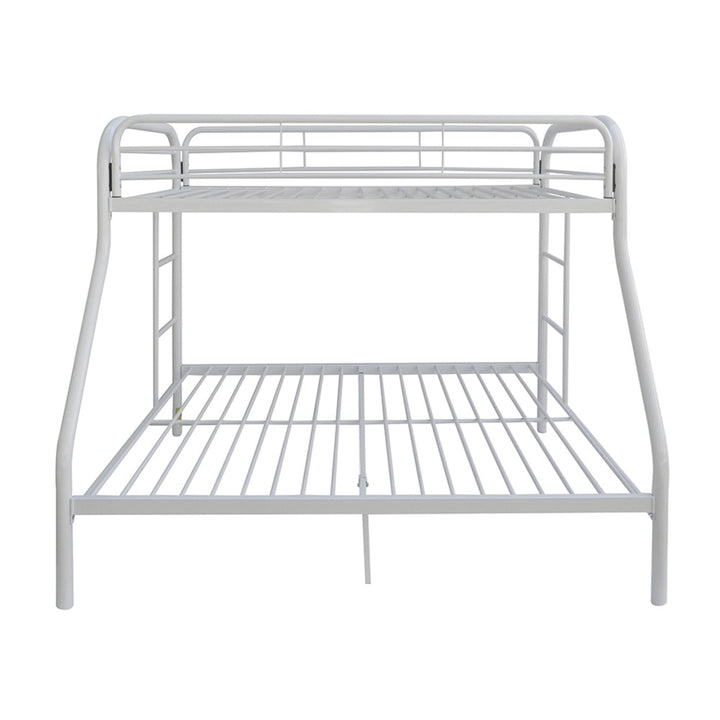 Tritan Twin/Full Bunk Bed in White