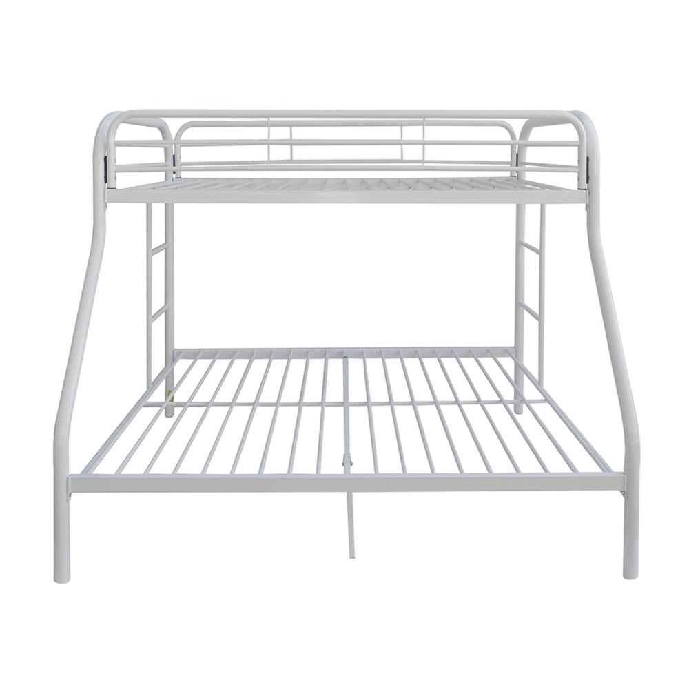 Tritan Twin/Full Bunk Bed in White
