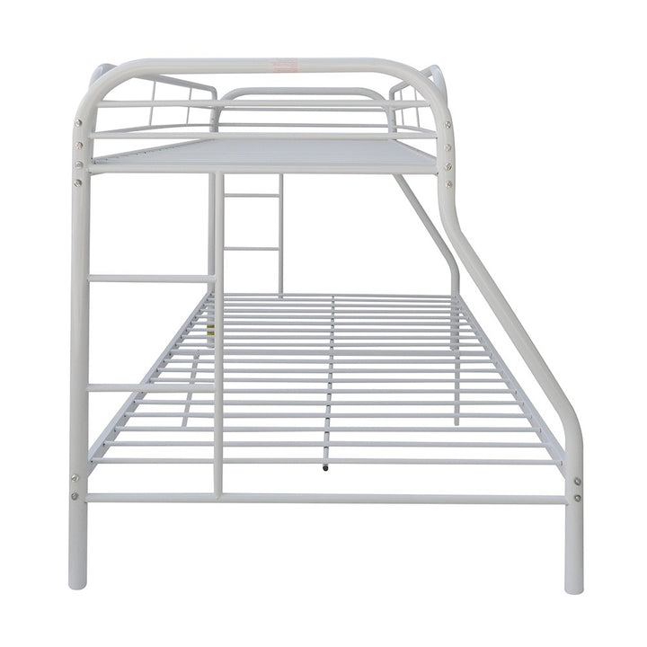 Tritan Twin/Full Bunk Bed in White