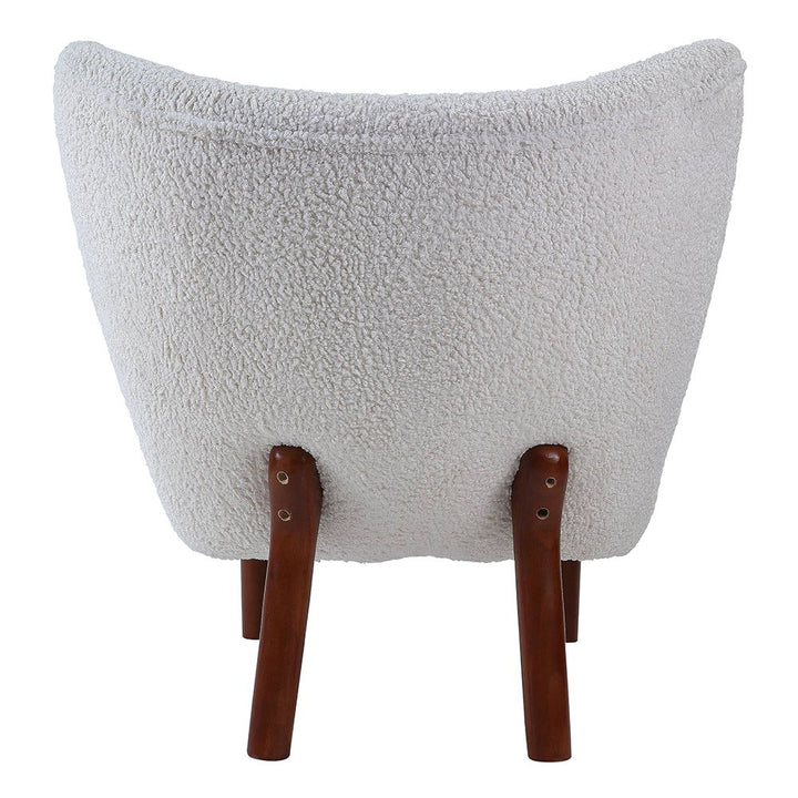 Zusud - Accent Chair - White Teddy Sherpa