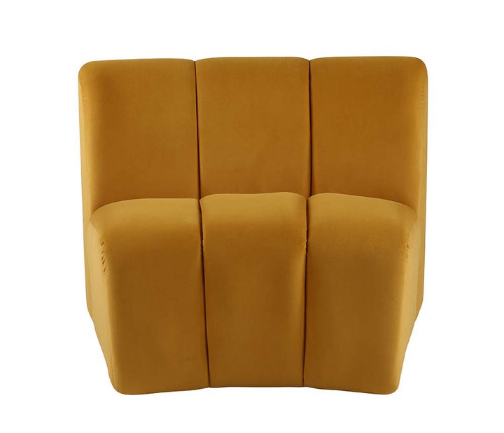 Felicia - Modular Chair - Yellow Velvet