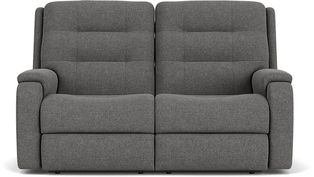 Flexsteel 2810-60 Arlo  Reclining Loveseat  Dark Gray