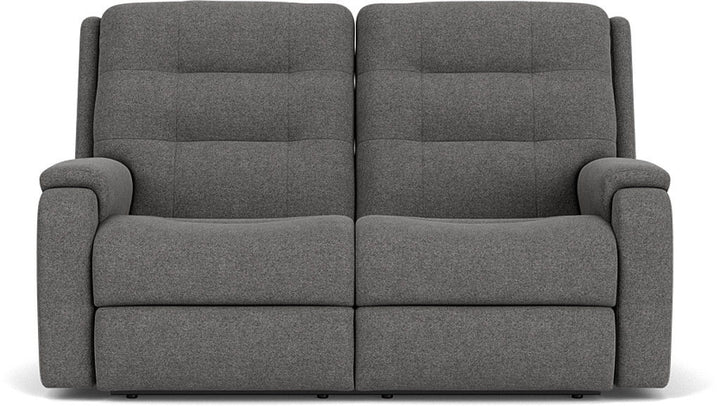 Flexsteel 2810-60 Arlo  Reclining Loveseat  Dark Gray