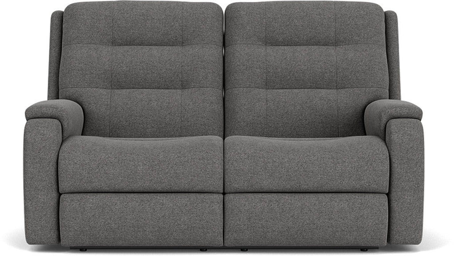 Flexsteel 2810-60 Arlo  Reclining Loveseat  Dark Gray