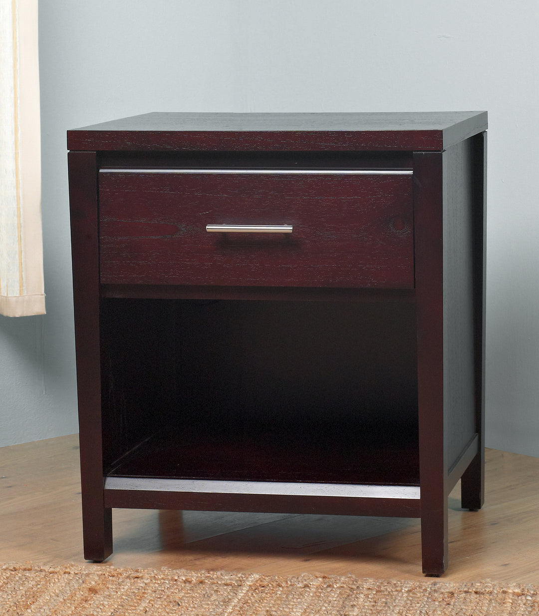 Modus Furniture Nv2381P Nevis Charging Station Nightstand In Espresso