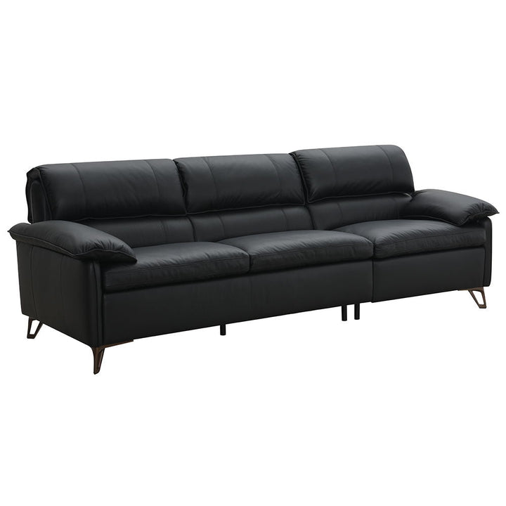 Eilene - Sofa - Black Top Grain Leather