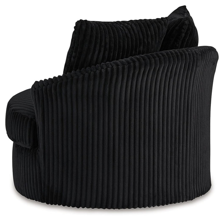 Gramwell - Swivel Chair - Onyx