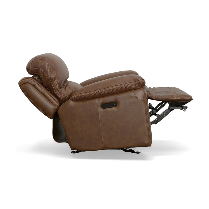 Fenwick Power Gliding Recliner With Power Headrest Cognac