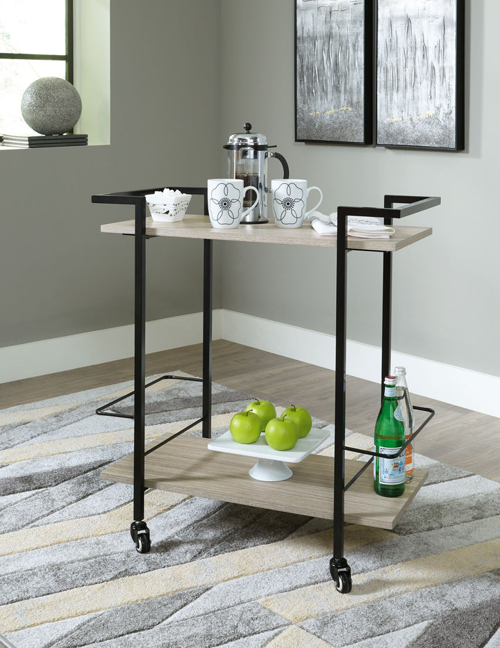 Waylowe - Bar Cart - Brown / Black