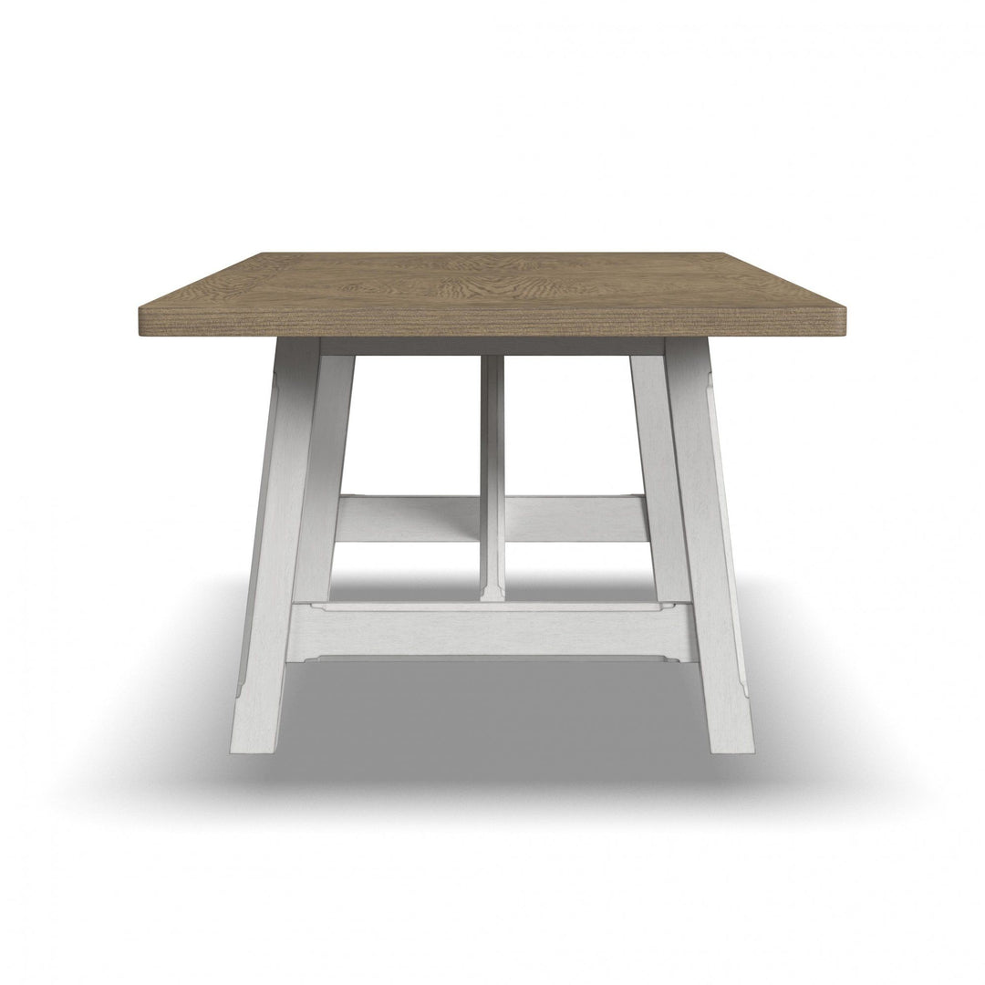 flexsteel-w1072-831-melody-rectangular-dining-table-white