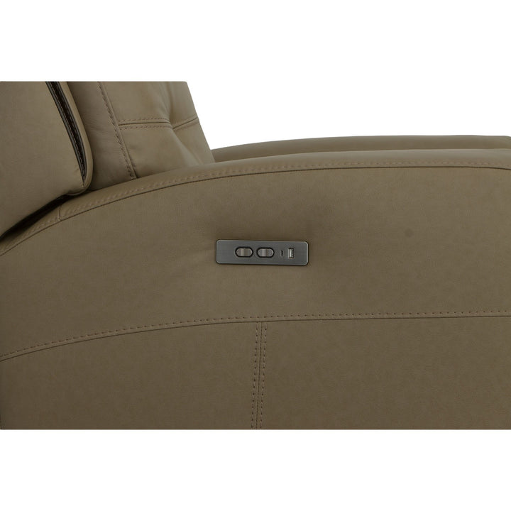 Iris Power Recliner With Power Headrest Khaki