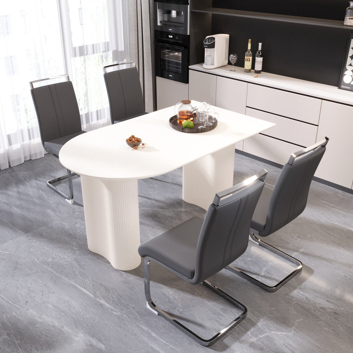 medieval-modern-cream-dining-table-set-5-piece