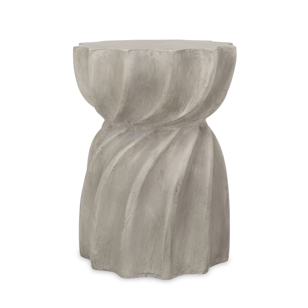 Canis Concrete Outdoor Side Table – Grey