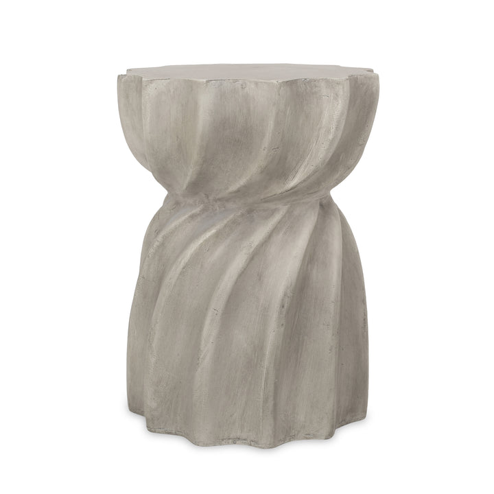 Canis Concrete Outdoor Side Table – Grey
