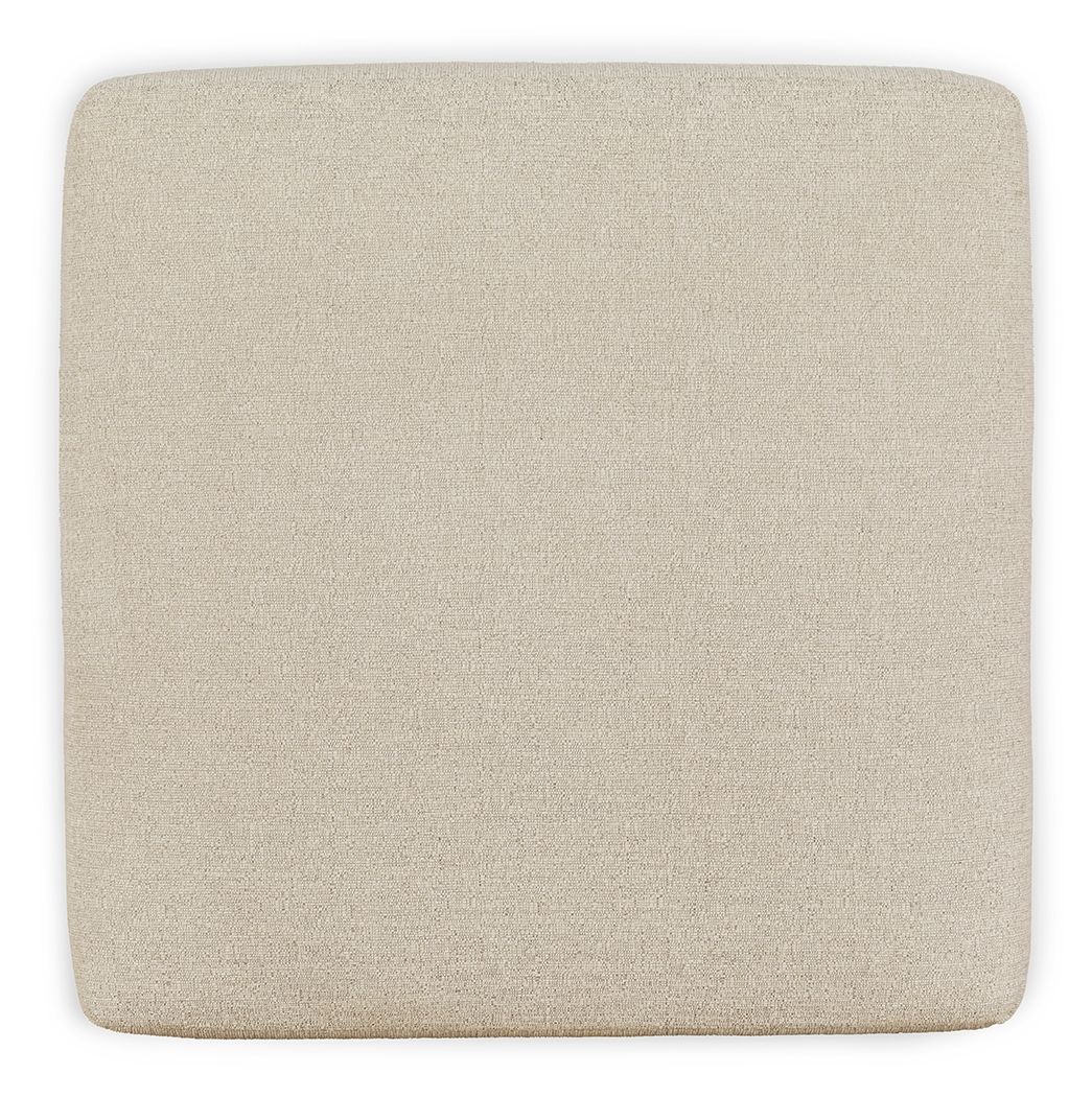 Edenfield - Oversized Accent Ottoman - Linen