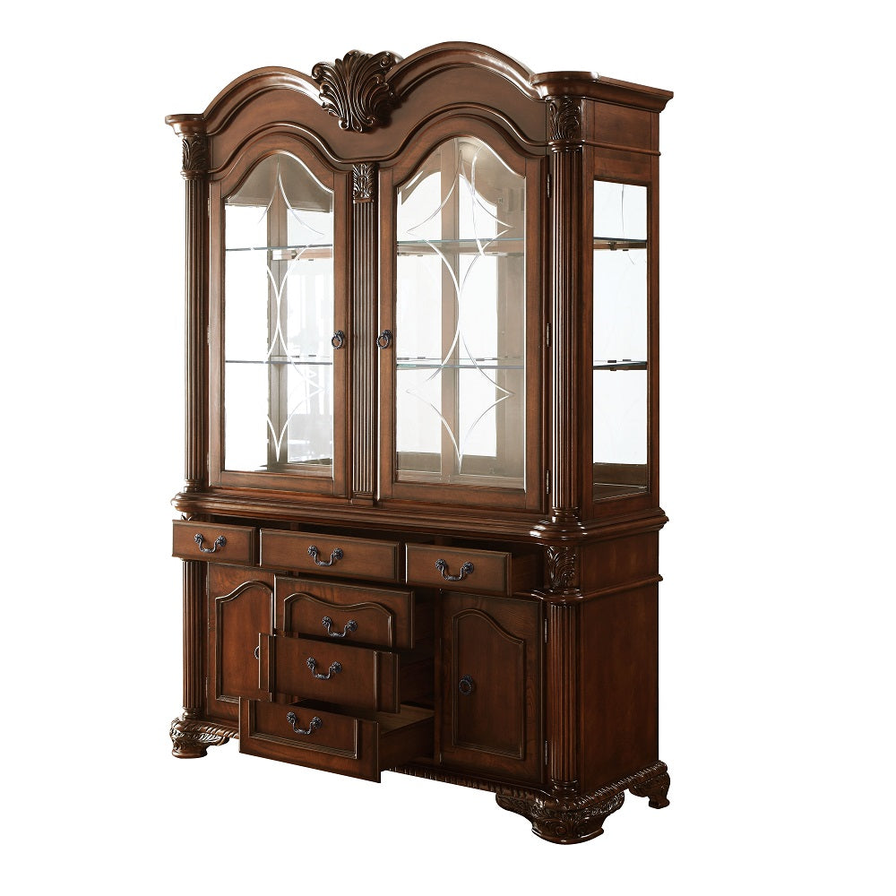 Chateau De Ville Buffet & Hutch in Cherry